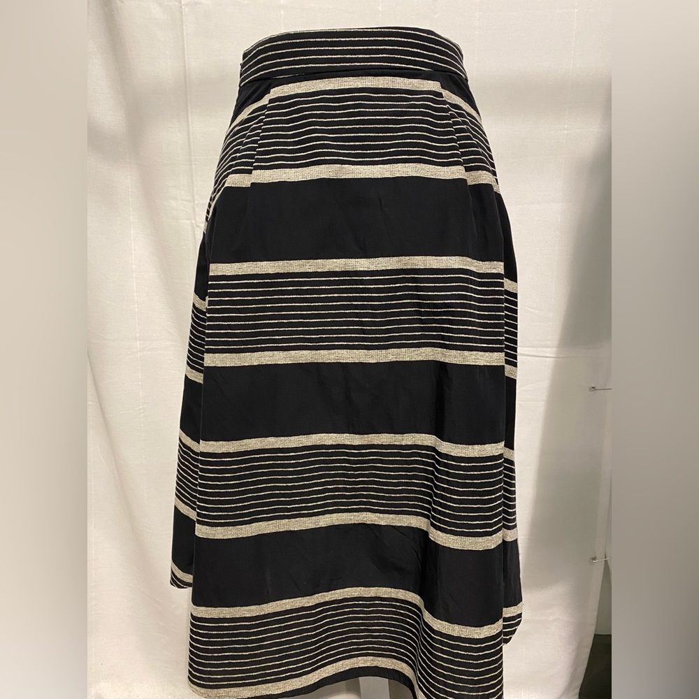 Eva Franco Black & White Patterned Skirt
